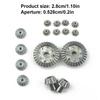 16Pcs/Set Zinc Alloy Differential Driving Gear Remote Control Modification Parts Repairing Replacement for 144001 144002