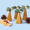 10/20/30pcs Coconut Palm Tree Paper Candy Box Hawaiian Tropical Party Decoration Gift Packaging Box Summer Birthday Party Favors