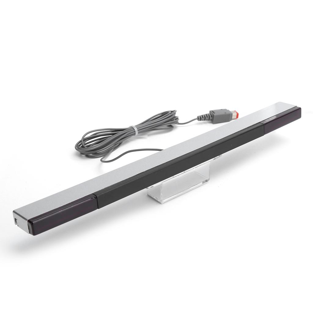 ABS Silver Motion Sensing Bar Infrared Ray Inductor Replacement for WiiWii U Console