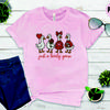Cute Lovely Goose Coquette Tshirt Valentine Goose Shirt  Duck Valentines Shirts Silly Goose Shirts Unisex Short Sleeves Tops