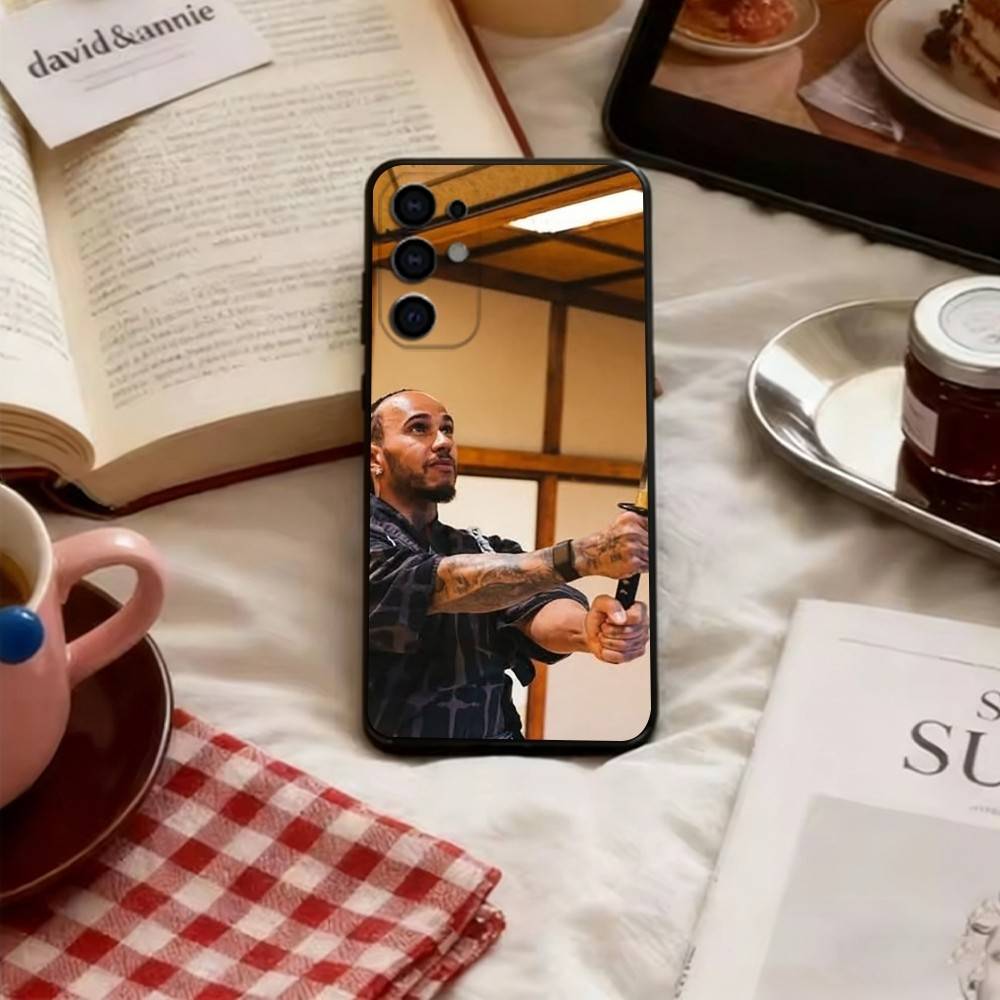 Чехол для телефона гонщика Льюиса Хэмилтона для Samsung S25, S24, S21, S22, S23, S30, Ultra, S20, Plus, Fe, Lite, Note, 10, Мягкий черный чехол