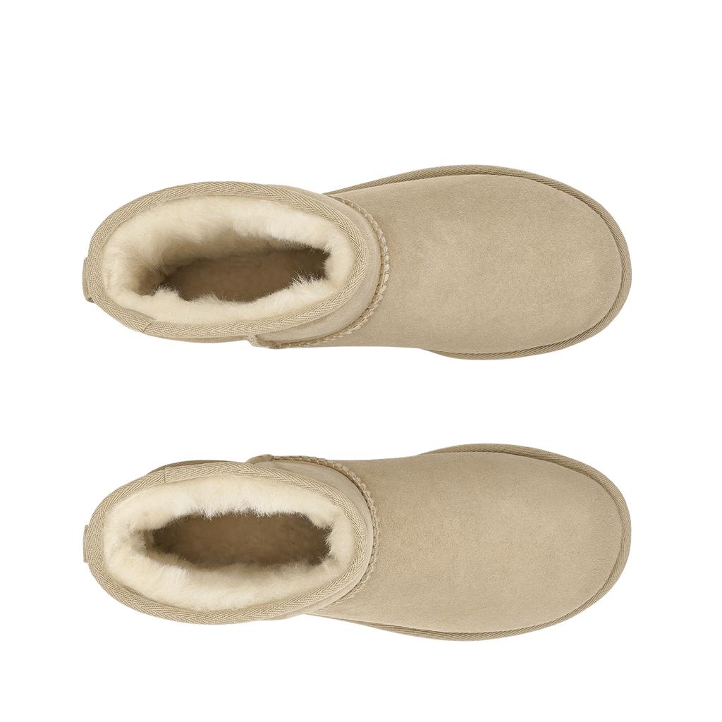 UGG Классические мини II песочные женские кроссовки рыжие 1016222-SAN