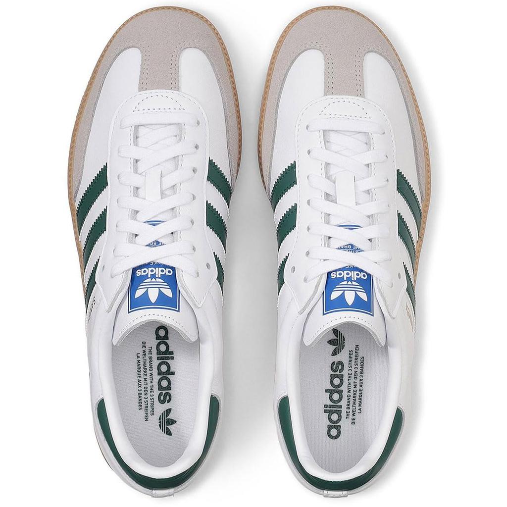 Adidas Samba OG Size Footwear, White/Green/Gum, IE3437, Japan, 27.5cm