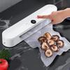 Food Vacuum Sealer Machine Powerful 60Kpa Widened Sealing Strip Plug-Play Dry Wet Use Automatic Food Vacuum Sealer