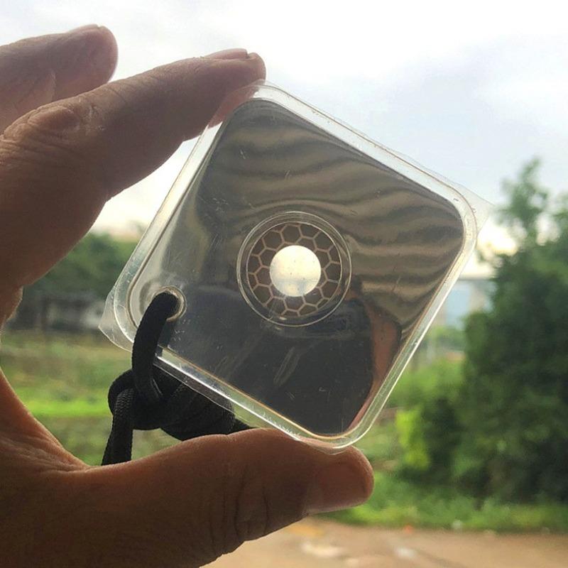 Outdoor Survival Reflector Multifunctional Signal Mirror Wilderness SOS Mirror