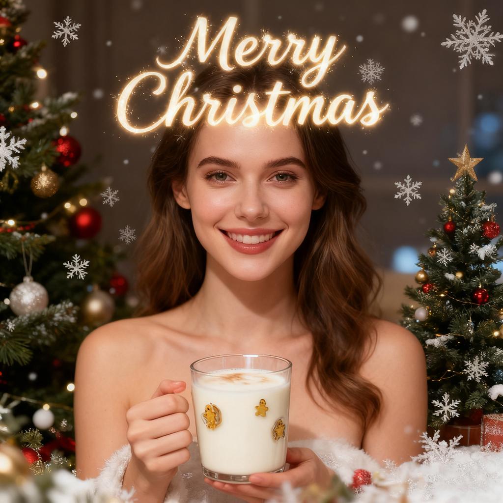 Рождественский 400 мл Толстый Прозрачный Стакан для Воды с Гравировкой - Двухслойная Ретро Посуда - Рождественский Стакан для Воды для Экономии Воды - Подходит для Дома,