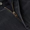 [Three dimensional logo classic casual] Spring fashion washed straight leg men's jeans and pants