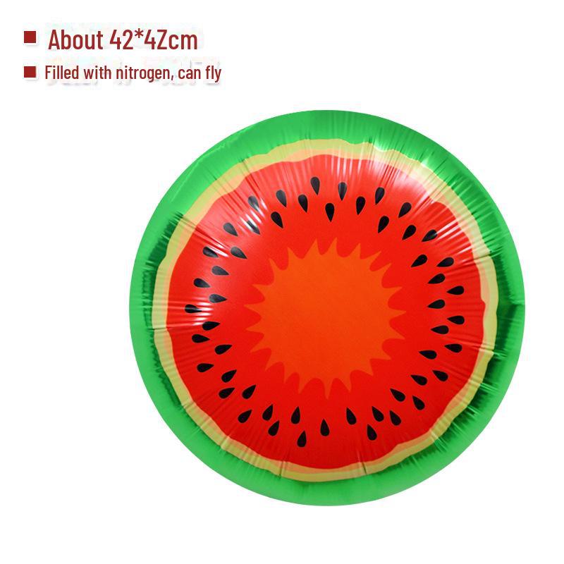 Мультяшные фольгированные шары в форме фруктов: Украшения для вечеринки с яблоками, ананасами, арбузами и виноградом