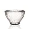 Japanese hammer grain glass tea cup crystal transparent cup Kung Fu tea set home owner small tea cup tea bowl G