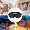 3D маска для сна, мягкая, дышащая, черная, светонепроницаемая, для мужчин и женщин