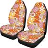 Printed Polynesian Totem Turtle Car Seat Cover, Universal Anti-Soiling Seat Cover
