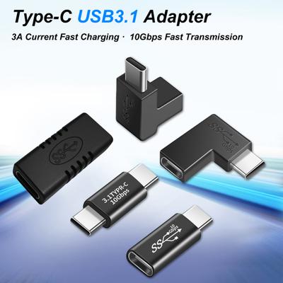 Мини-адаптер Портативный 10 Гбит/с USB 3.1 Type-C Быстрая зарядка Синхронизация данных Передача Конвертер