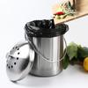 Kitchen Waste Bucket with Lid Turn Waste Into Natural Fertilizer Stainless