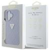 Etui do iPhone 16 Guess Metal Logo Fioletowy