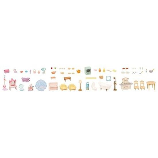 Sylvanian Families Мебель Большой Дом Красная Крыша Делюкс Набор SE-213 Сертифицирован ST Mark для детей от 3 лет Игрушка Кукольный Домик EPOCH