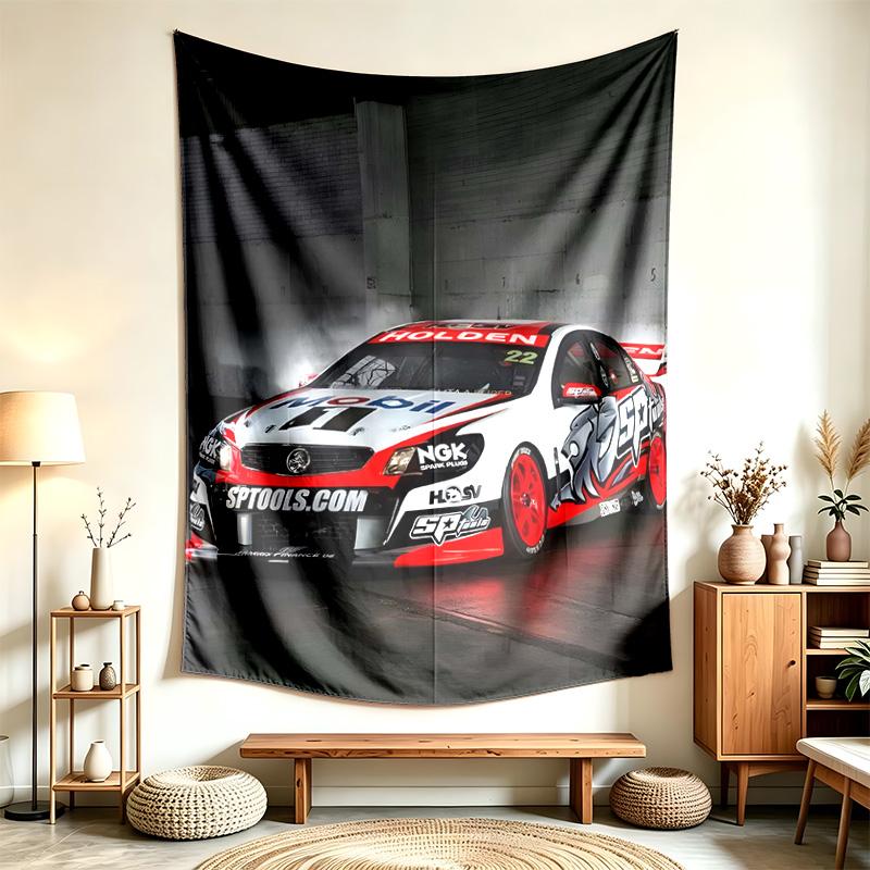 Команда Holden Racing (1) Гобелен, подходящий для украшения домов, общежитий и спален. Мягкий на ощупь и идеальный подарок для друзей и семьи.