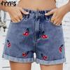 YYFS женские модные повседневные спортивные шорты с высокой талией