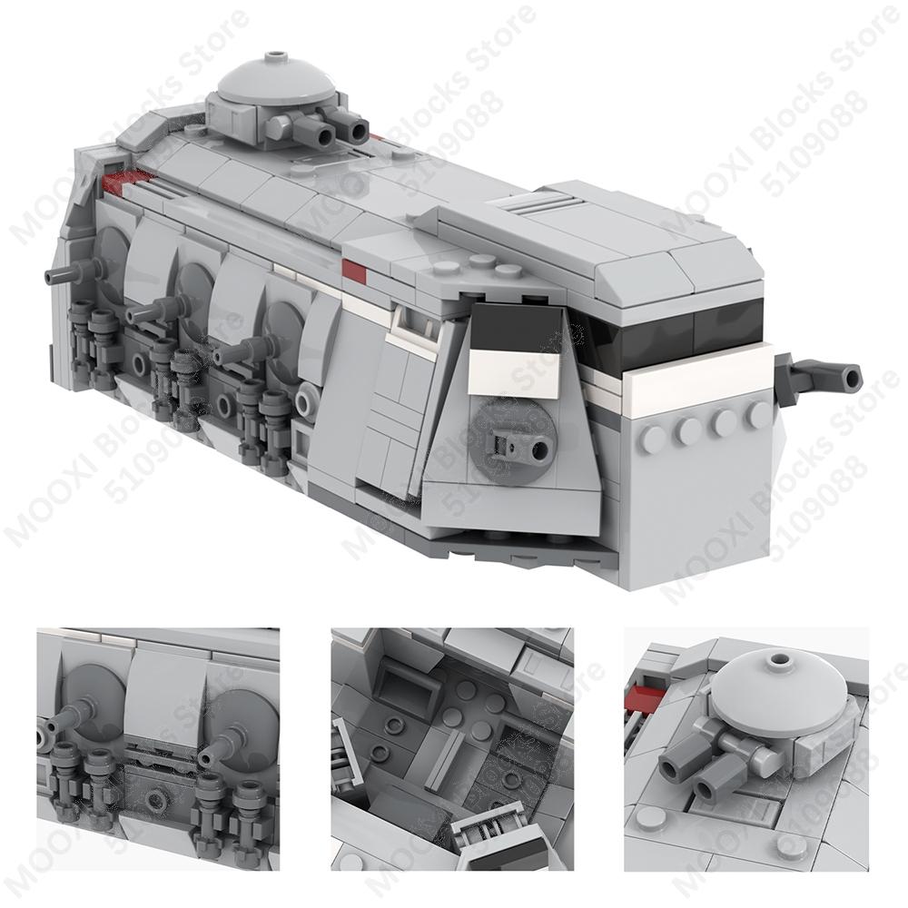 MOOXI MOC Звездные Войны Фильм Робот Солдат Истребитель Танк Оружие Модели Сцены Битвы Кирпичики Строительные Блоки Фигурки Игрушки Детские Подарки