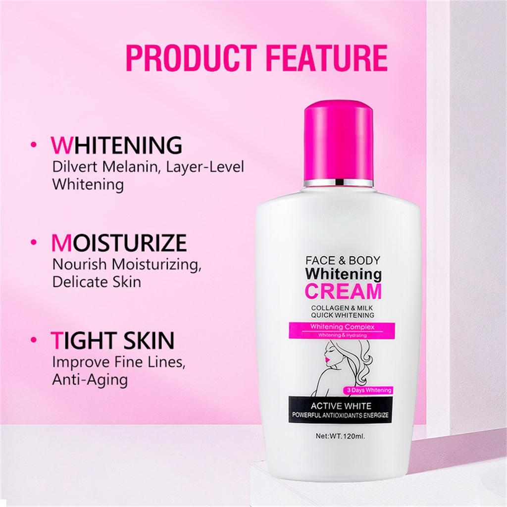 Milk Body Lotion, Nourishing, Refreshing And Non-greasy Body Lotion