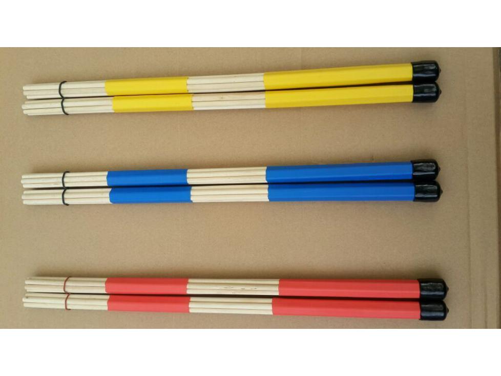 Professional Wooden Drum Brushes & Drumsticks Kit