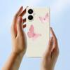 For Samsung Galaxy A07 4G Case Butterfly Pattern Printing Straight Edge TPU Phone Back Cover