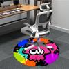 1pc Splatoon? Office Round Area Rug, Under Office Chairs Bedroom Living Room Home Decor, Room Decoa1016187