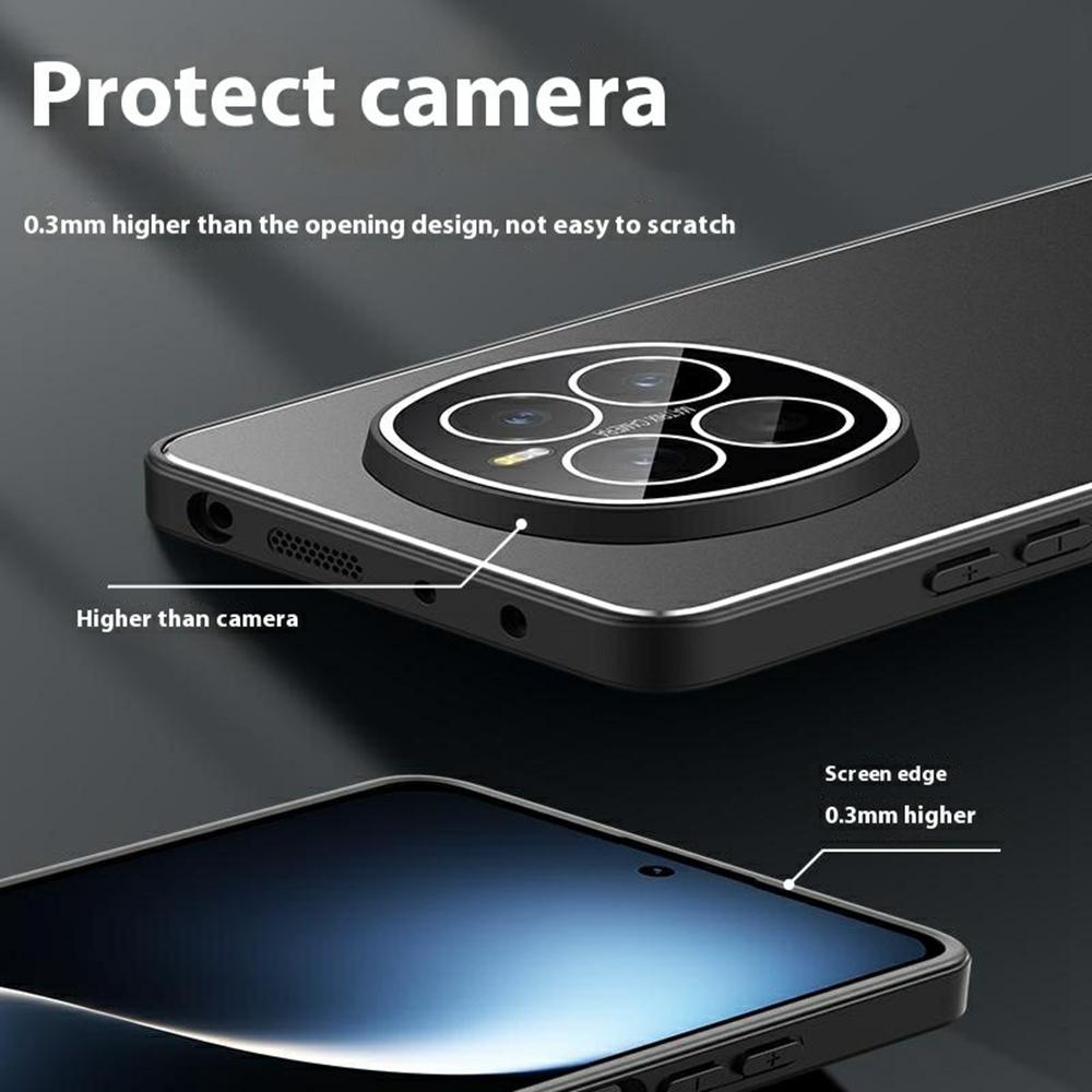 For Honor Magic7 5G Case PC+TPU Matte Back Phone Cover with Lens Film