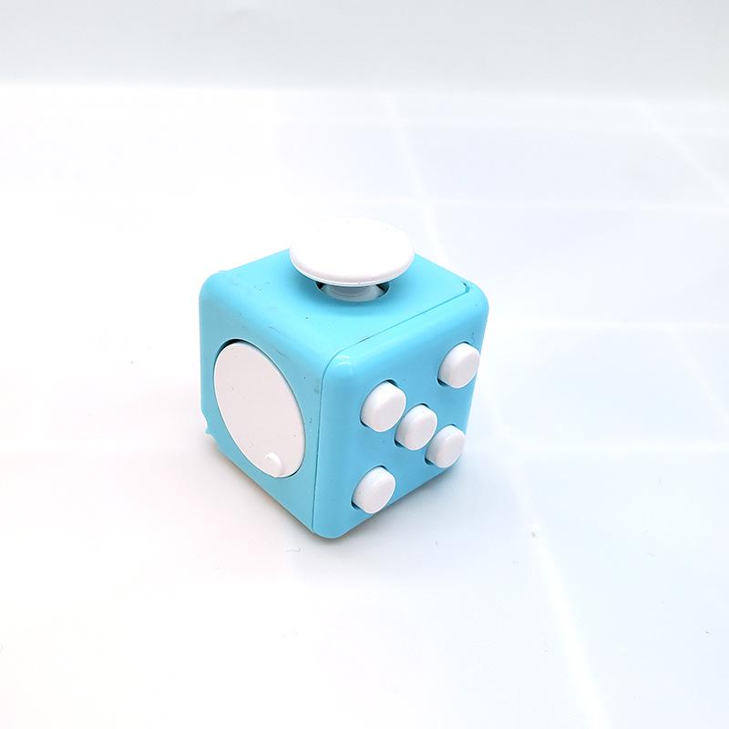 Six-Sided Finger Exercise Rubik's Cube: Hot Decompression Dice Toy
