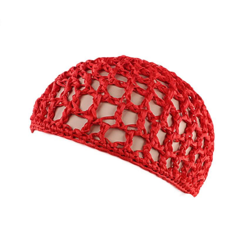 1 шт. Ажурная сетчатая crochet шапочка для волос, плетеная шапочка для волос, бонет, ночная шапочка, шапочка для сна для женщин, аксессуары для парика, головной убор для сна