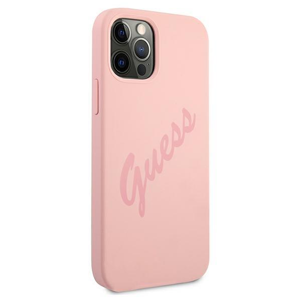 Guess Guhcp12Llsvspi Iphone 12 Pro Max6,7 Różowy/Pink Hardcase Script Vintage