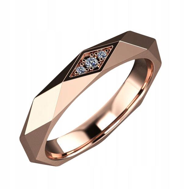 Gold Wedding Ring 316L Steel Size 17