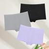 FINETOO 3pc Seamless Soft Boyshort Women's Panties Sexy Breathable Invisible Underwear Female Soild Comfortable Stretch Lingerie
