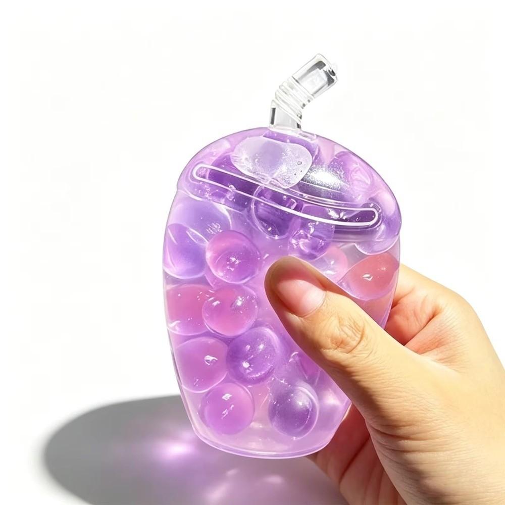 ASMR Sound Squeeze Fidget Toys Hademade Creative Milk Tea Fidgets for Classroom Prizes