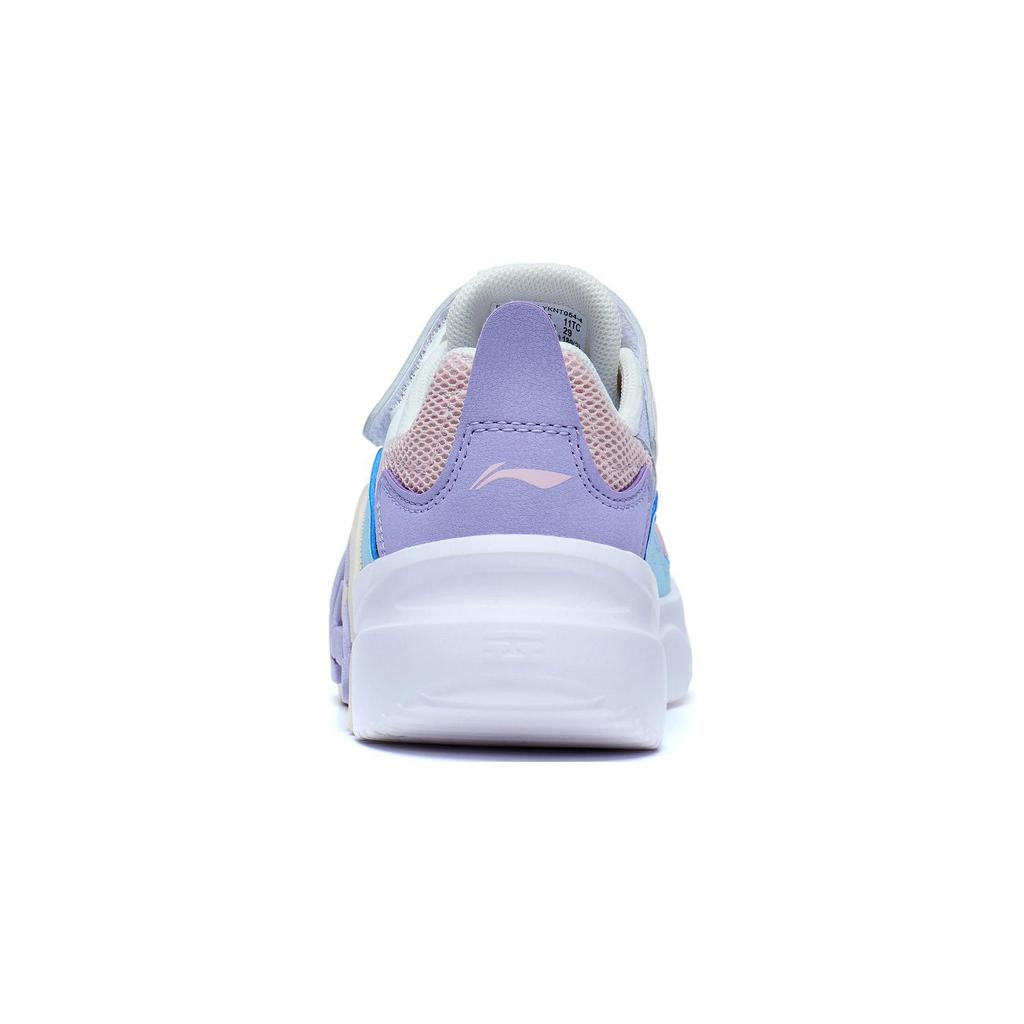 Li Ning Kids Ln 90 летние удобные нескользящие износостойкие повседневные туфли детские туфли серые розовые синие YKNT054-4