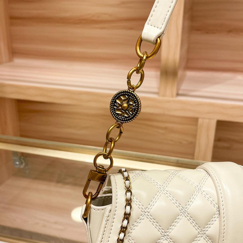 Bani Princess 2024 Высококачественная сумка через плечо и кроссбоди на цепочке с ромбовидным узором