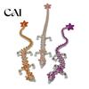 3D Printed Mythical Animal Cherry Blossom Dragon Figurine with Movable Joints, Flower Fidget Toy Toy, Articulated Creature Model Decor Jointed