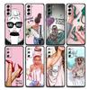 Boss Girl Чехол Чехол Для Samsung Galaxy S21 S22 S20 Ultra FE Plus S7 S8 S9 S10 Plus Чехлы Fundas Coffee Fashion Красивые Девушки