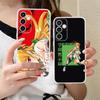 Чехол для телефона Highschool Rei Miyamoto для Samsung Galaxy S25 S24 S23 S22 S21Plus FE Ультрапрозрачный Цветной Чехол Чехол Роскошный