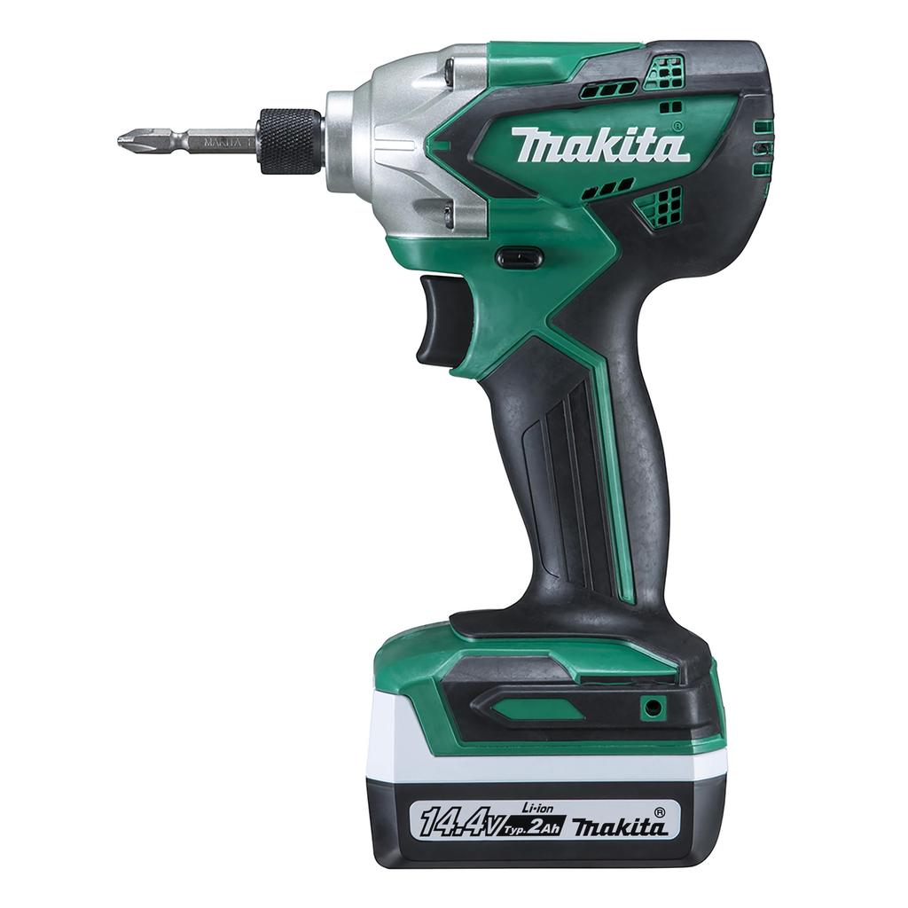Makita MTD001DSAX Rechargeable Impact Includes Two and Case Driver, 14.4V 2Ah, Batteries, Charger,