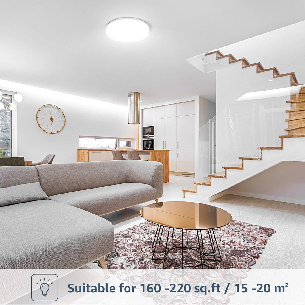 3-цветный светодиодный потолочный светильник с регулируемой яркостью, ультратонкий светодиодный светильник Oyster для скрытого монтажа для дома