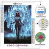 Cross Stitch Kit DIY Diamond Embroidery Cyberpunk Sexy Art Diamond Painting Home Decor