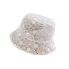 Sweet Cute Lace Hat Hollow Flower Bucket Hat Fashion Women Fisherman Hat Breathable Sunshade Sunscreen Hat