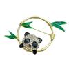 Multipurpose Panda Bamboo Pin Crafted from Practical Alloy Materials Accessory for Daily Wear and Special Occasions