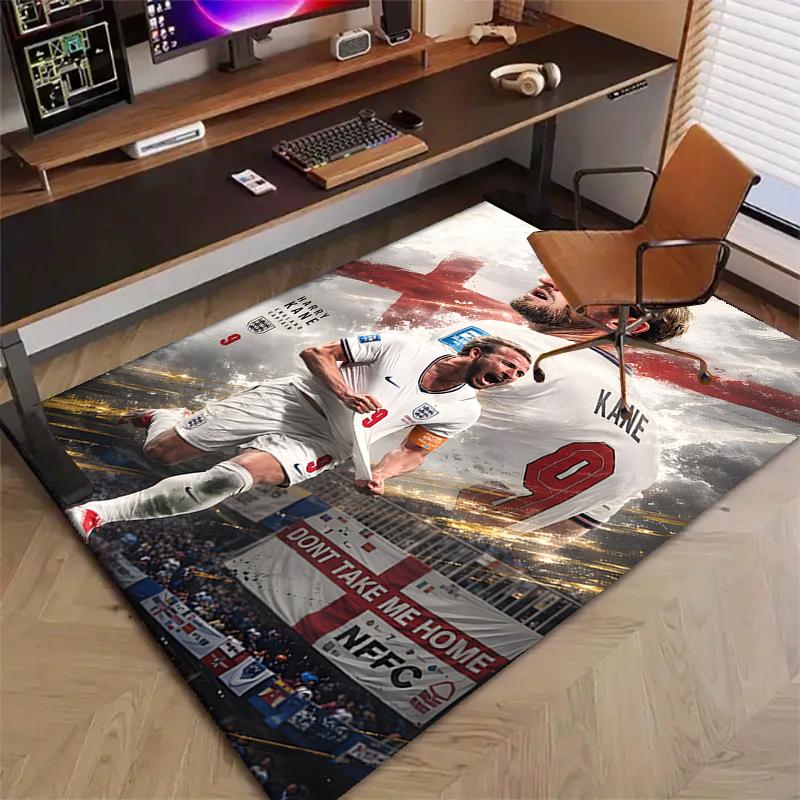 1pc Harry Kane2 Design Printed Area Rug Carpet for Bedroom Living Room Home Decor Rugs Mat Non Slip Mat Rug for Bedside