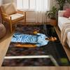 Dynamic Soccer Player Artwork Carpet Suitable for Balcony Decorate room Kitchen Playrooms Antislip Carpet Decorate Offices Wedding Party Gift