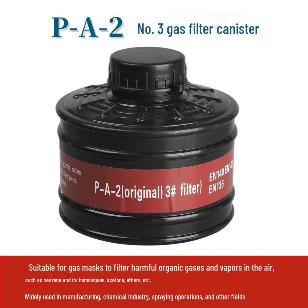 Противогаз от химических газов Type 05 «Лицо призрака» - Полнолицевой, резиновый, самовсасывающий фильтр