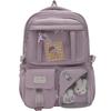 Schoolbag: Trendy brand backpack, girl's minimalist large-capacity travel backpack, Japanese-style junior high school student, high school, college 