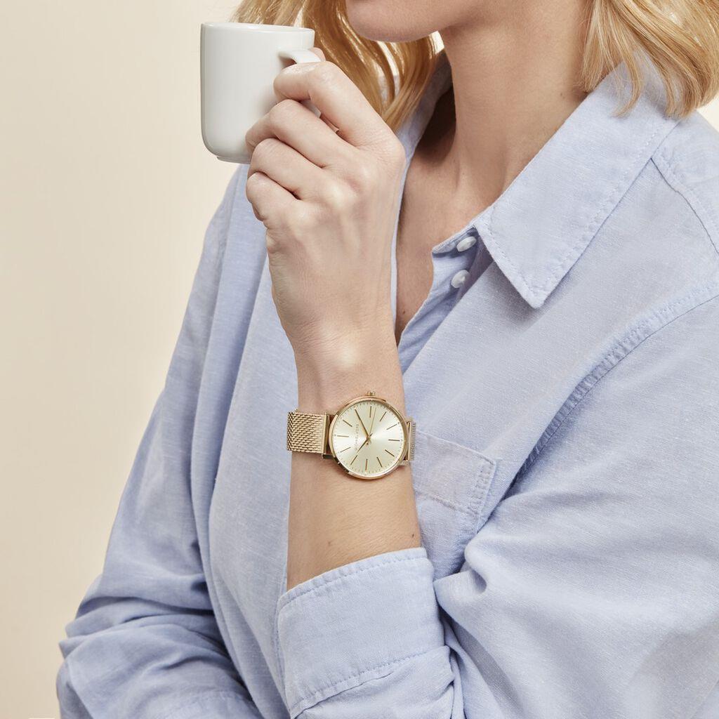 Michael Kors MK4339 Pyper Quartz Crystal Gold Dial Women's Watch