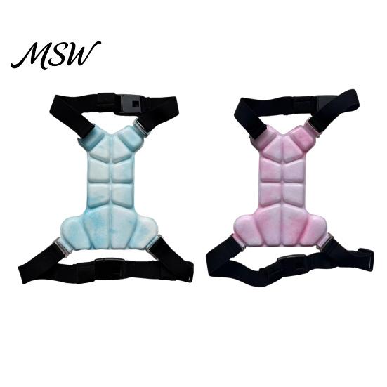 Gel Based Cooling Vest for Pets Dog Vest, Breathable Coat with Ice Packs, Jacket Hot Weather Summer Pet Large Medium Small Dogs Harness