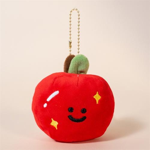 Creative Fruit Pendant Watermelon Durian Plush Toy Cute Fruit Keychain Bag Pendant Doll Back